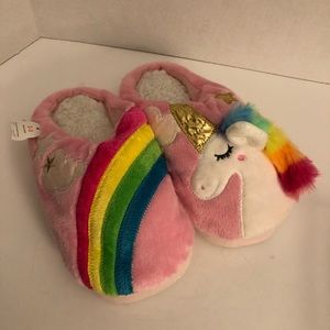 NWT Dan Dee unicorn Slippers Size 2-3 girls